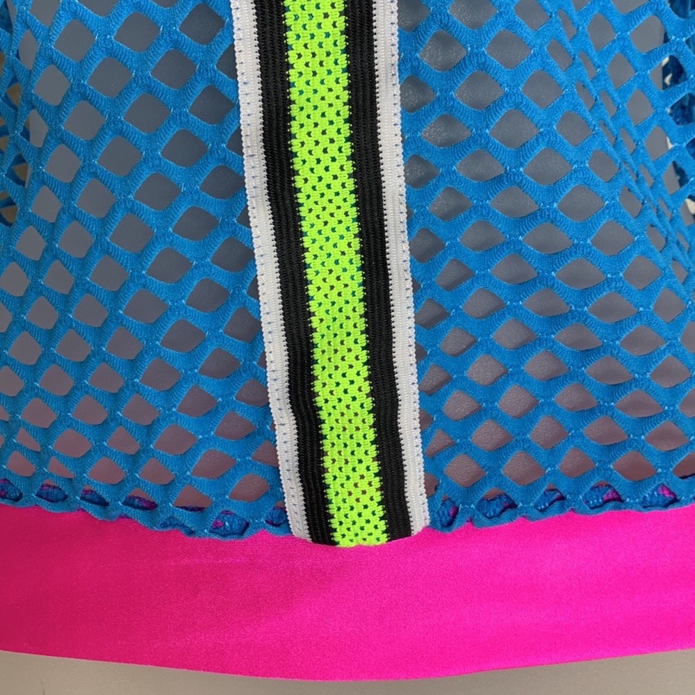 Wide Mesh Racer Back Tank - Picture 3 of 6